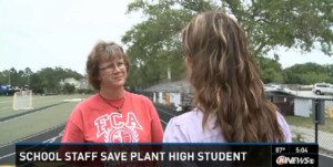 Plant High School student is saved with CPR